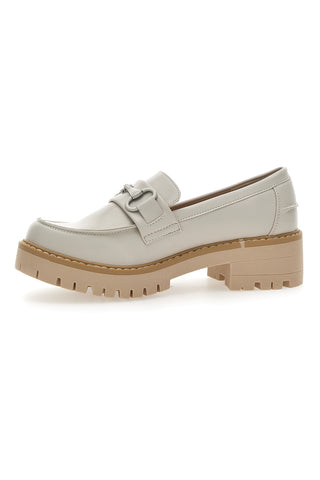 Mokassins mit Horsebit Energy 444 Beige