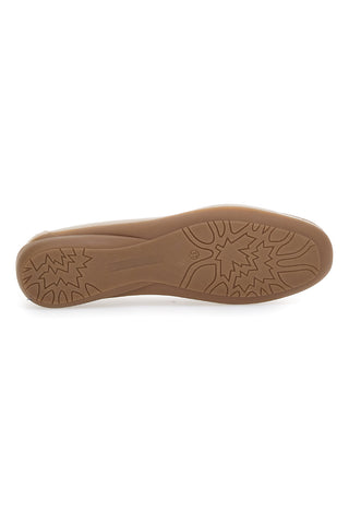 Mokassins aus echtem Leder, italienischer Mokassin 56 Beige