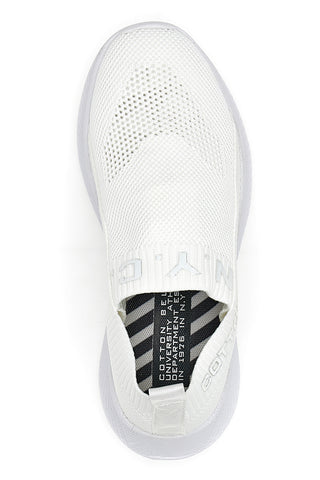 Sneakers Slip-On Cotton Belt Spirit Bianco