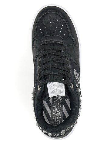 Pltform Cotton Belt Axel Sneakers Schwarz