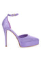 Dekolleté-Plateau Pittarello Elite 611 Lila Satin