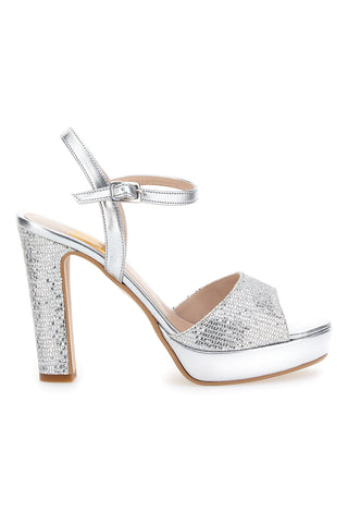 Pittarello Elite 452 Silberne Sandalen
