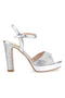 Pittarello Elite 452 Silberne Sandalen