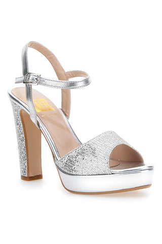 Pittarello Elite 452 Silberne Sandalen
