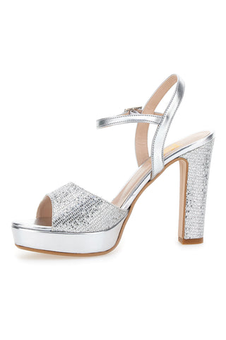 Pittarello Elite 452 Silberne Sandalen