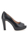 Pittarello Vogue 2063 schwarze Plateau-Pumps