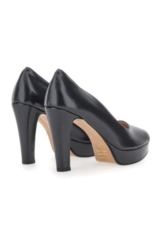 Pittarello Vogue 2063 schwarze Plateau-Pumps