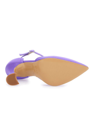 Spitzes Dekolleté Pittarello Love 704 Glicine Satin