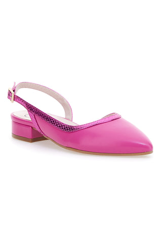 Slingback-Ballerinas Pittarello Glam 1985 Fuxia