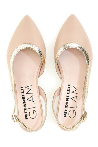 Ballerine Slingback Pittarello Glam 1985 Nude