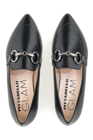 Pittarello Glam 1908 Horsebit Loafers Schwarz