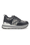 Gavi 223 Schwarze Plateau-Sneaker