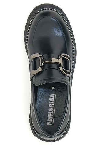 Prima Riga Mokassins 1352 Schwarz
