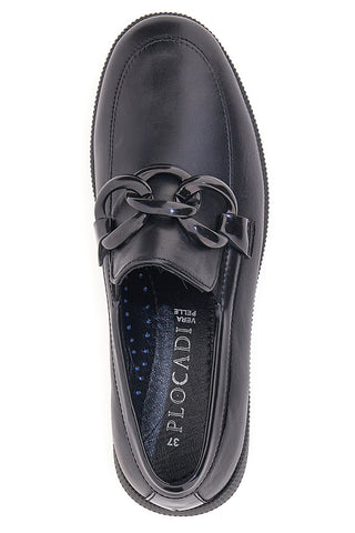 Plocadi 19860 Schwarzer Mokassin