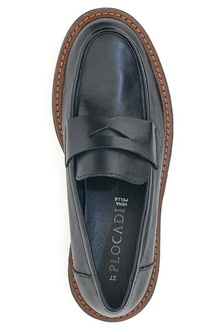 Schwarze Plocadi-Loafer 20185