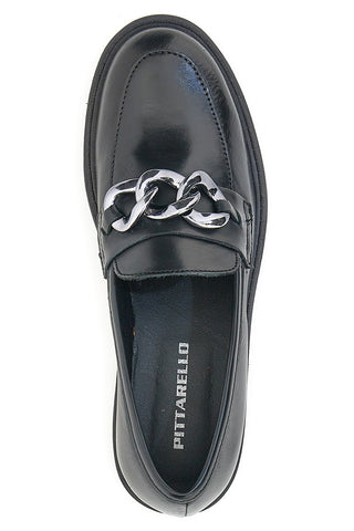 Pittarello Mokassins aus echtem Leder 2455637 Schwarz