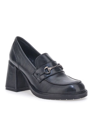 Mocassini con Tacco Pittarello Glam 7002 Neri