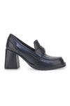 Pittarello Glam 7012 schwarze Mokassins mit Absatz