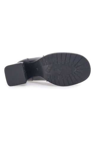 Pittarello Glam 7012 schwarze Mokassins mit Absatz