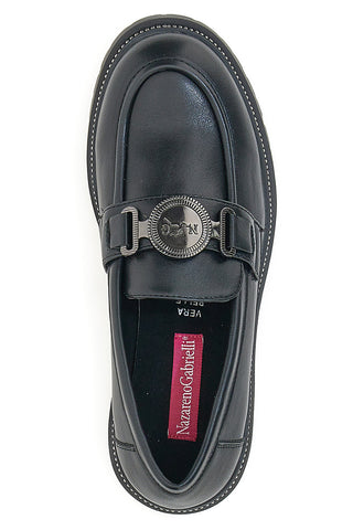 Mokassins Nazareno Gabrielli 9908 Schwarz