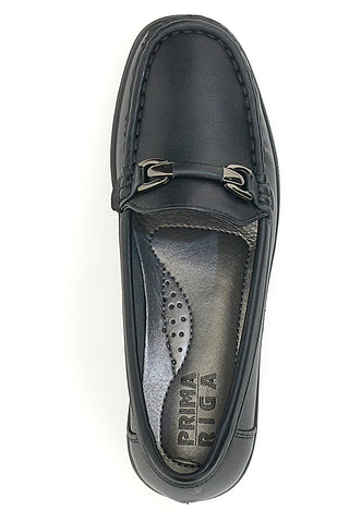 Mocassino classico Nero Prima Riga 1003