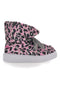 Gepolsterte Stiefeletten Freddy 7558 mit rosa Animal-Print