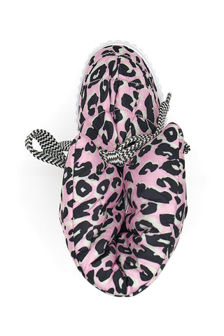 Gepolsterte Stiefeletten Freddy 7558 mit rosa Animal-Print