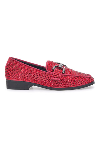Mocassino con Strass Magenta Pittarello Glam 1100