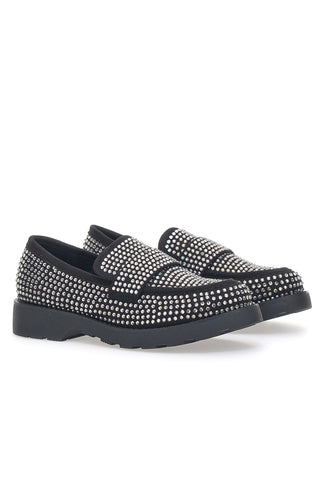 Mocassini Pittarello Glam 1102 Nero Strass
