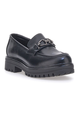 Schwarze Slipper mit Plateau-Café kosten 695151