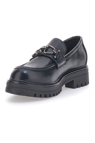 Schwarze Slipper mit Plateau-Café kosten 695151
