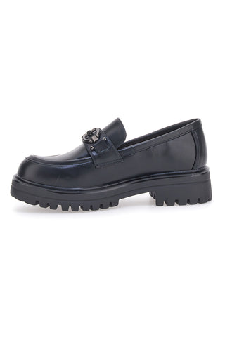 Schwarze Slipper mit Plateau-Café kosten 695151
