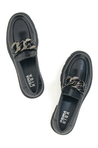 Mocassino Nero Prima Riga 236