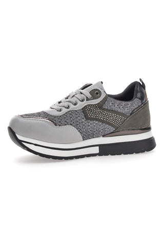 Sneakers Grigie Con Platform Miss Pappalea 23011