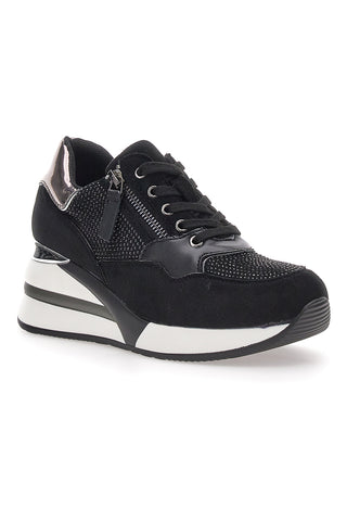 Sneakers Nere Con Platform Miss Pappalea 234