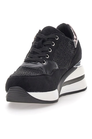 Sneakers Nere Con Platform Miss Pappalea 234