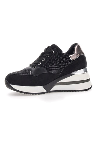 Sneakers Nere Con Platform Miss Pappalea 234