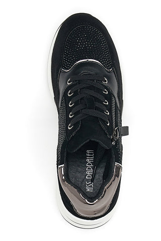 Sneakers Nere Con Platform Miss Pappalea 234