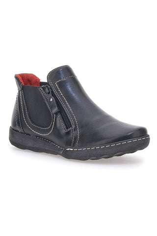 Schwarze hohe Schuhe aus echtem Leder Pittarello 21503