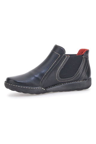 Schwarze hohe Schuhe aus echtem Leder Pittarello 21503