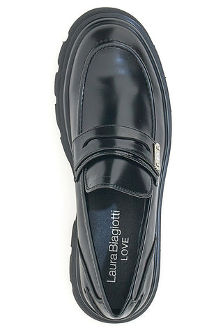 Schwarze Slipper Laura Biagiotti 8645