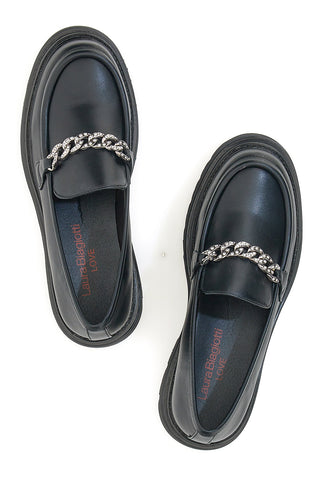 Schwarzer Loafer Laura Biagiotti 15667