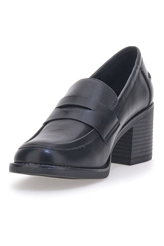 Mocassino con Tacco Nero Energy 170