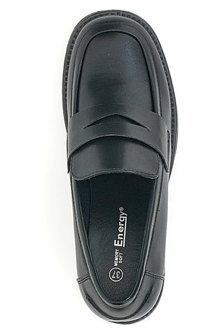 Mocassino con Tacco Nero Energy 170