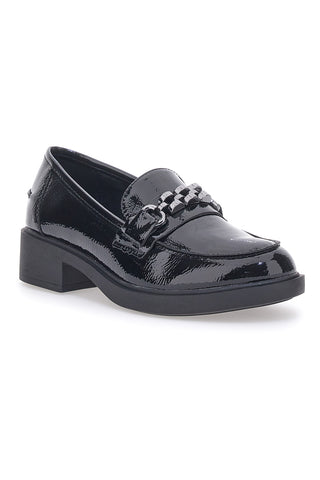 Black Energy 281 Mokassins aus Lackleder