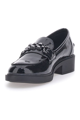 Black Energy 281 Mokassins aus Lackleder