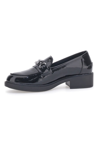 Black Energy 281 Mokassins aus Lackleder