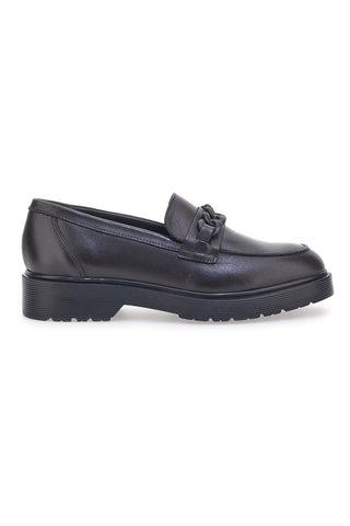 Mocassino Vera Pelle Nero Mio Tempo 243371