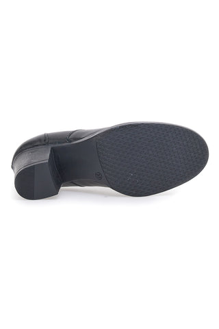 Schwarze Pittarello-Schnürschuhe der Klasse 109 mit Absatz