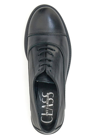 Pittarello Class 203 Schnürschuhe aus schwarzem Echtleder